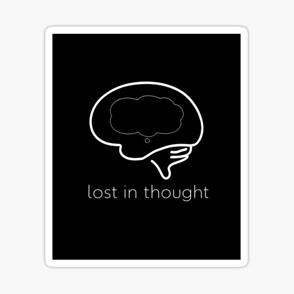 Item preview, Brain Fog, Lost in thought designed and sold by These_Prints.