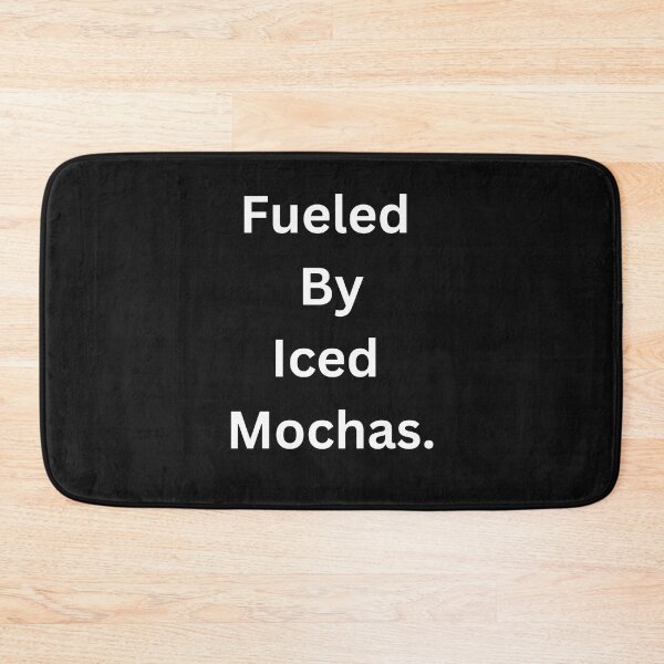 Item preview, Fueled By Iced Mochas Classic Black Tee designed and sold by GeekySexyCool.