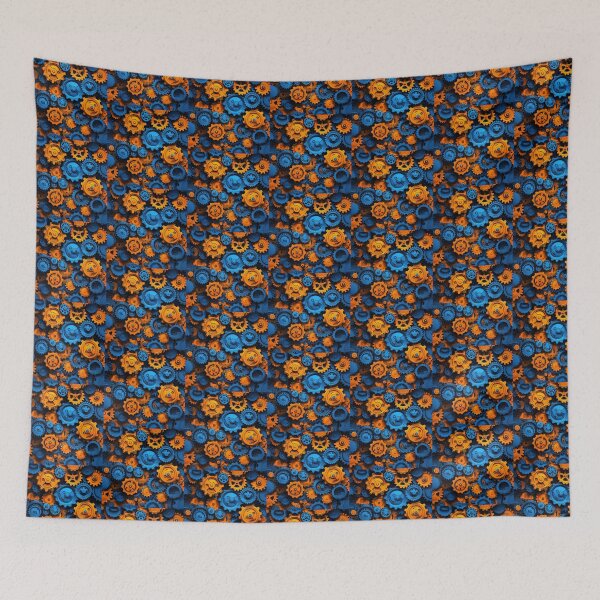 Item preview, Where Innovation Meets Motion: Gears of Progress - Blue Orange Gears designed and sold by ljgift.