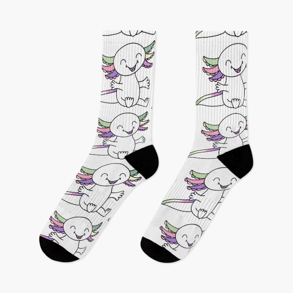 Item preview, Hug me! Cute Axolotl in Genderfae Pride colors designed and sold by JoyfulJen.