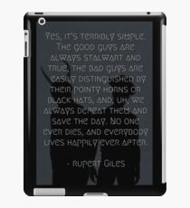 Stalwart and True - Rupert Giles iPad Case/Skin