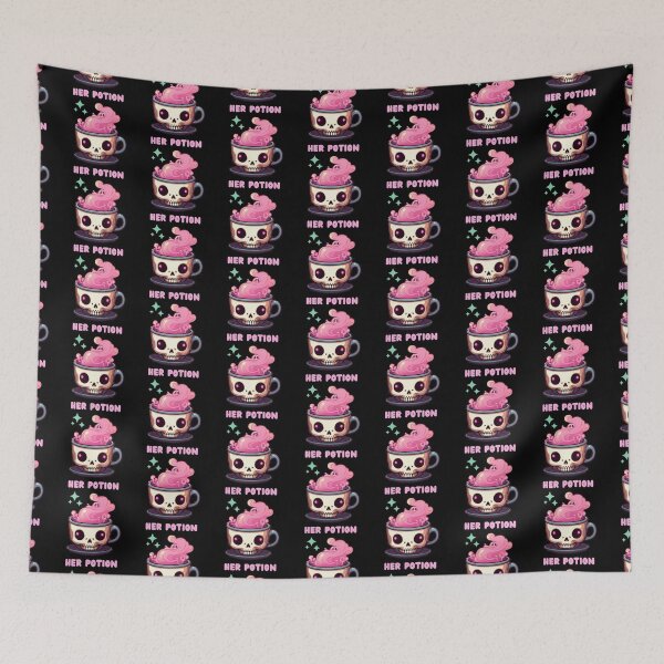 Item preview, Her Potion Skull coffee designed and sold by SpookyKawaiiPrt.