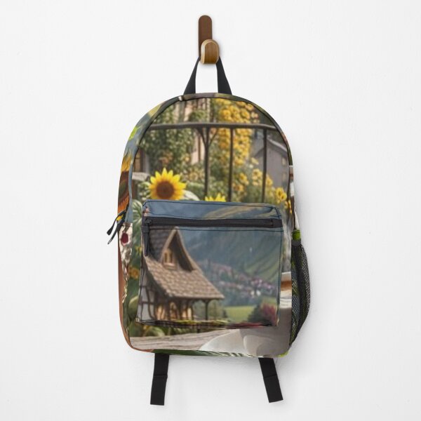 Item preview, Sunflowers and coffee in Mountain. designed and sold by junesstuff001.