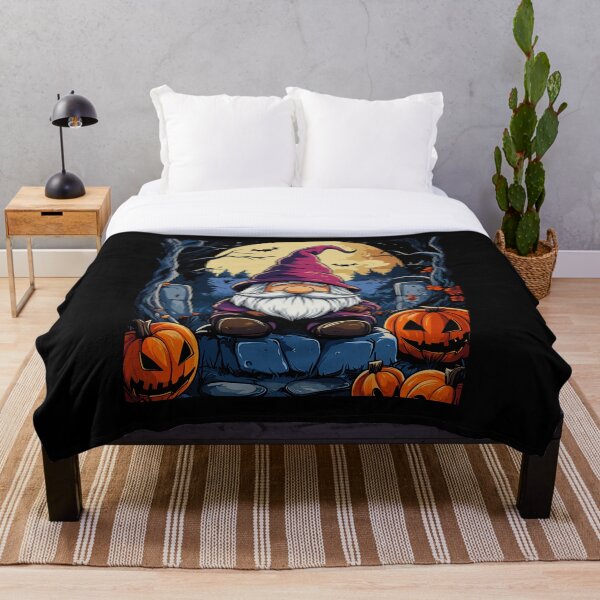 Item preview, Elfo de Halloween y calabazas designed and sold by MakroCro.