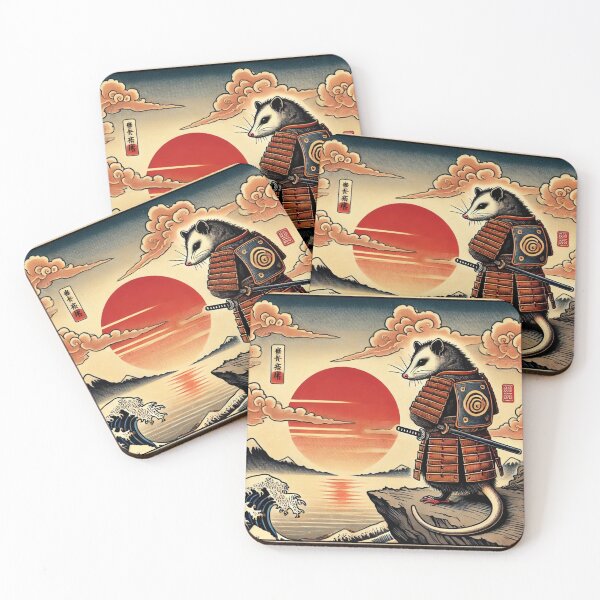 Item preview, Sunset Vigil: The Samurai Opossum's Journey designed and sold by Singularitiness.