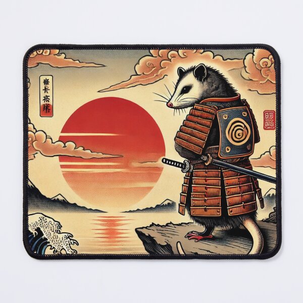 Item preview, Sunset Vigil: The Samurai Opossum's Journey designed and sold by Singularitiness.
