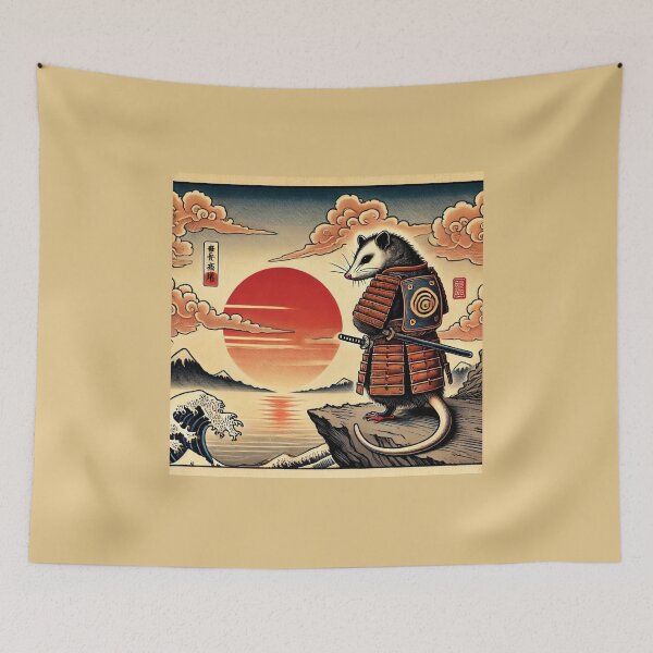 Item preview, Sunset Vigil: The Samurai Opossum's Journey designed and sold by Singularitiness.