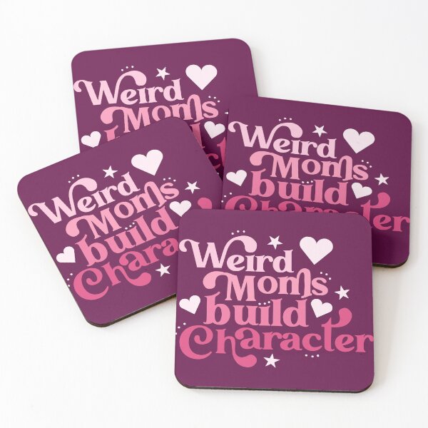 Item preview, Weird Moms Build Character Pink designed and sold by literartyghost.