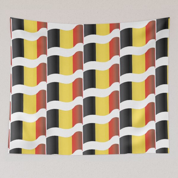 Item preview, Belgium National Flag designed and sold by HarveyHandcraftsandDesigns.