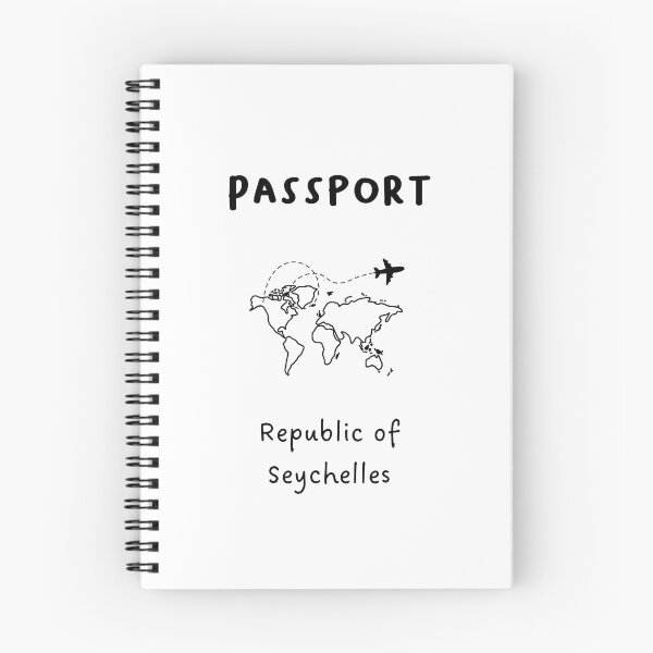 Item preview, Republic of Seychelles | Passport Design | Travel or Global Exploration | Minimalist Design designed and sold by RM-Journey.