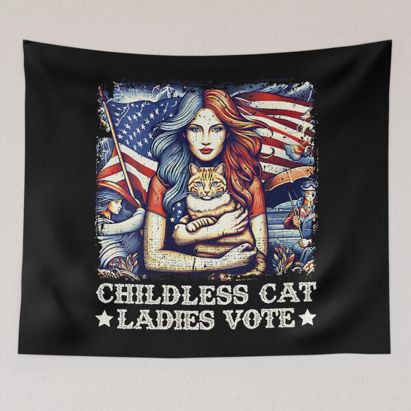 Item preview, childless girl cat lady designed and sold by runtemena.