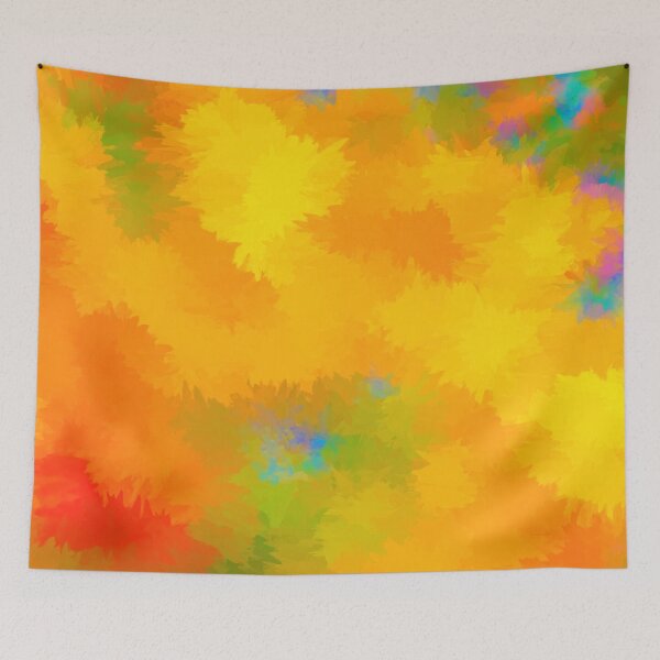 Item preview, Digital Floral Abstract Gold,Green and Blue X101 designed and sold by RichFrancoCars.