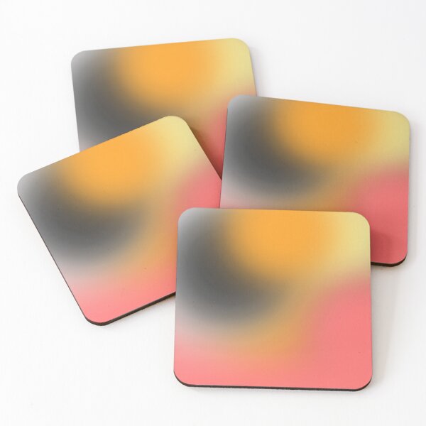 Item preview, Multicolor Grain Shaded Tones Gradient Mist Peach Sunset designed and sold by EvergreenMotifs.