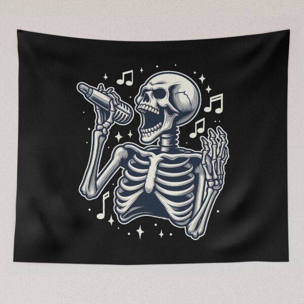 Item preview, Halloween theme 22, Musician Skeleton 2 designed and sold by sinemsworld1.