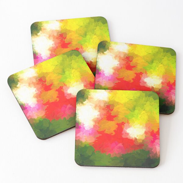 Item preview, Digital Floral Abstract Gold,Green and Red X103 designed and sold by RichFrancoCars.