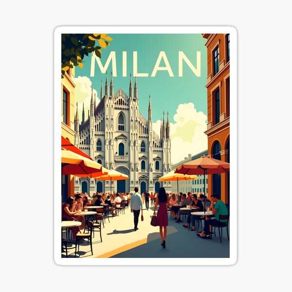 Item preview,  “Milan Moments” Capture the Vibrancy of Milan designed and sold by DIUMERI.