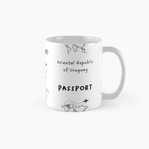 Item preview, Oriental Republic of Uruguay | Passport Design | Travel or Global Exploration | Minimalist Design designed and sold by RM-Journey.