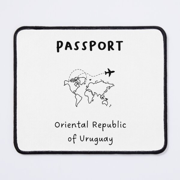 Item preview, Oriental Republic of Uruguay | Passport Design | Travel or Global Exploration | Minimalist Design designed and sold by RM-Journey.