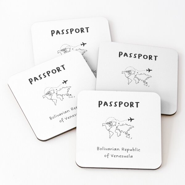 Item preview, Bolivarian Republic of Venezuela | Passport Design | Travel or Global Exploration | Minimalist Design designed and sold by RM-Journey.
