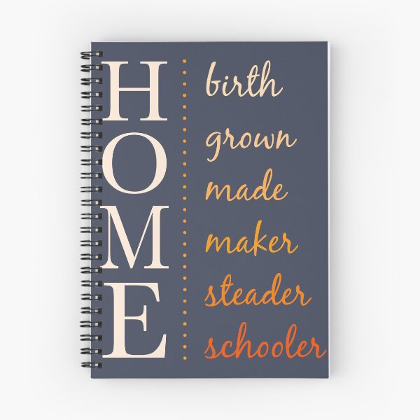 Item preview, HOME birth, grown, made, maker, steader, schooler Yellow designed and sold by literartyghost.