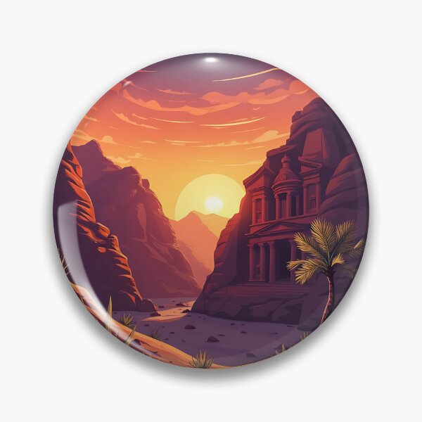 Item preview, Sunset Over Ancient Petra designed and sold by DIUMERI.
