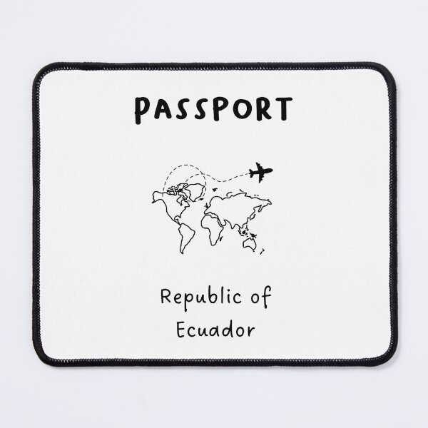 Item preview, Republic of Ecuador | Passport Design | Travel or Global Exploration | Minimalist Design designed and sold by RM-Journey.