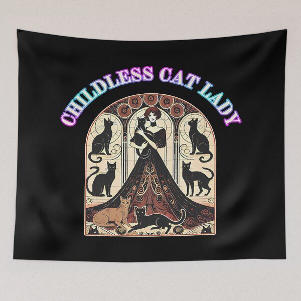 Item preview, Childless Cat Lady Madam beauty neon lights designed and sold by runtemena.
