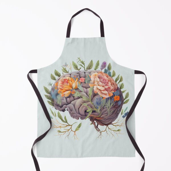 Item preview, Floral Brain Mental Health designed and sold by darkskydelights.