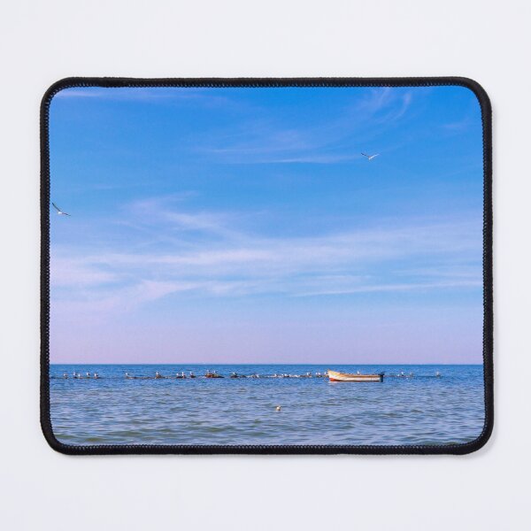 Item preview, Boat bobbing on the sea designed and sold by Kasia Design.