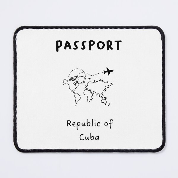 Item preview, Republic of Cuba | Passport Design | Travel or Global Exploration | Minimalist Design designed and sold by RM-Journey.