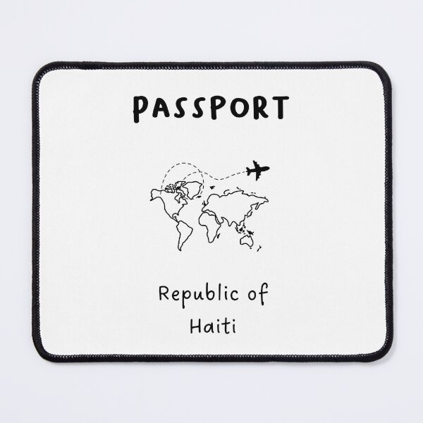 Item preview, Republic of Haiti | Passport Design | Travel or Global Exploration | Minimalist Design designed and sold by RM-Journey.
