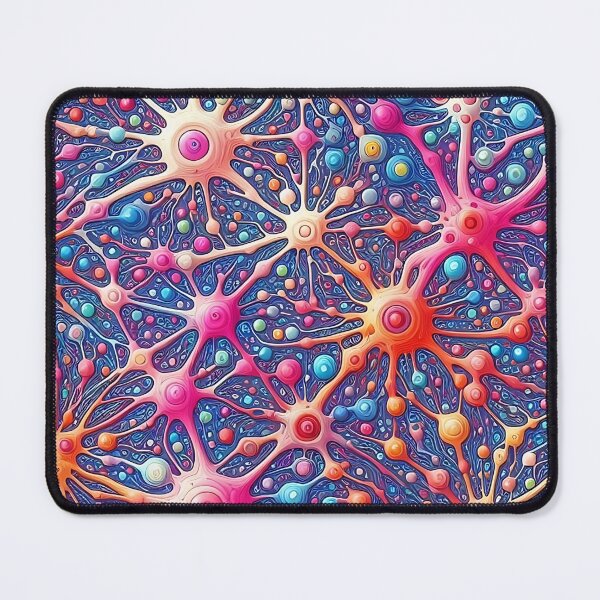 Item preview, Colorful Neurons: Vibrant Neurons – A Dance of Colors designed and sold by Tw1nsAIArt.