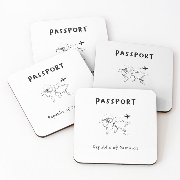 Item preview, Republic of Jamaica | Passport Design | Travel or Global Exploration | Minimalist Design designed and sold by RM-Journey.
