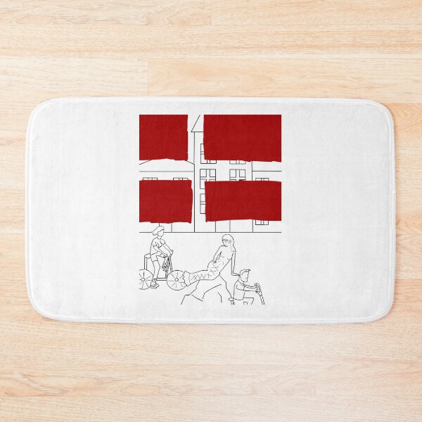 Item preview, Denmark Flag Bike Street designed and sold by RedEyeWolf.