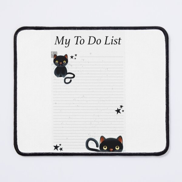 Item preview, Cat: My To Do List designed and sold by junesstuff001.