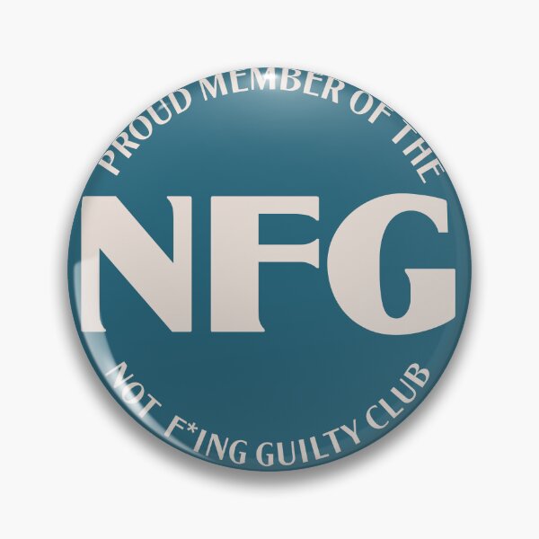 Item preview, NFG Club - Not Guilty Pride (Blue) designed and sold by SilcrowDesign.