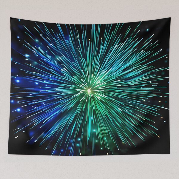 Item preview, (Single) Sparkling Night Fireworks designed and sold by KaviPatterns.