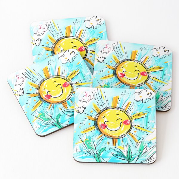 Item preview, Beachside Glow: Sun, Sand & Sips designed and sold by AI-Only Creations.