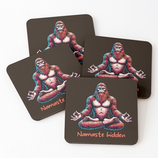 Item preview, Sasquatch -Namaste hidden designed and sold by Catherine Harrison.
