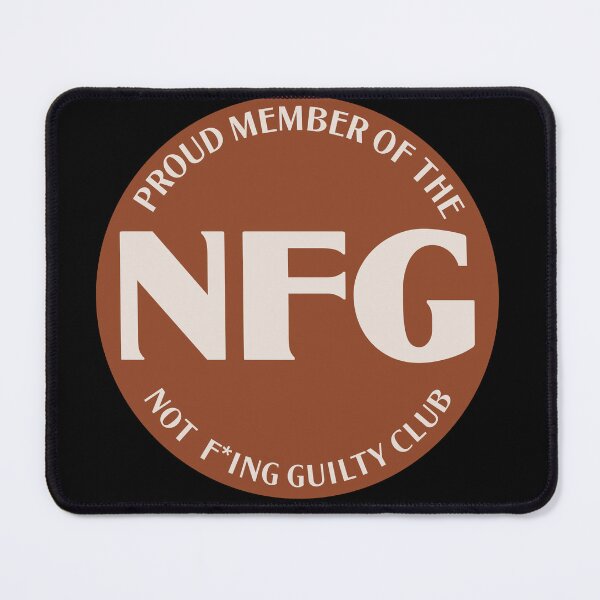 Item preview, NFG Club - Not Guilty Pride (Chocolate) designed and sold by SilcrowDesign.