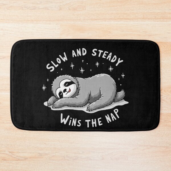 Item preview, Sloth: Slow and Steady Wins the Nap (Light Text) designed and sold by Chris Freilich.