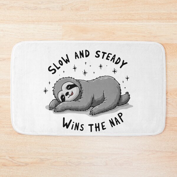 Item preview, Sloth: Slow and Steady Wins the Nap (Dark Text) designed and sold by Chris Freilich.