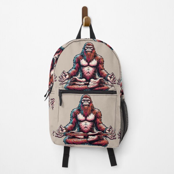 Item preview, Sasquatch meditating designed and sold by Catherine Harrison.