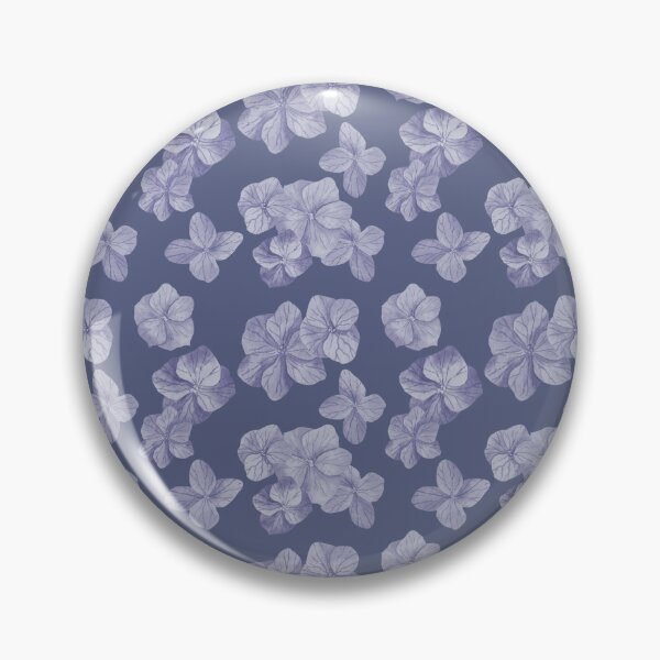Item preview, Hydrangea Petals Pattern in Blue designed and sold by Flowersforbear.