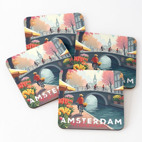 Item preview, Autumnal Ride Through Amsterdam designed and sold by DIUMERI.