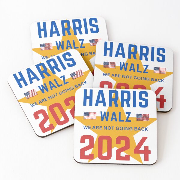 Item preview, HARRIS WALZ WE ARE NOT GOING BACK 2024 ELECTION designed and sold by KaizenGraphics.