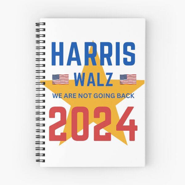 Item preview, HARRIS WALZ WE ARE NOT GOING BACK 2024 ELECTION designed and sold by KaizenGraphics.