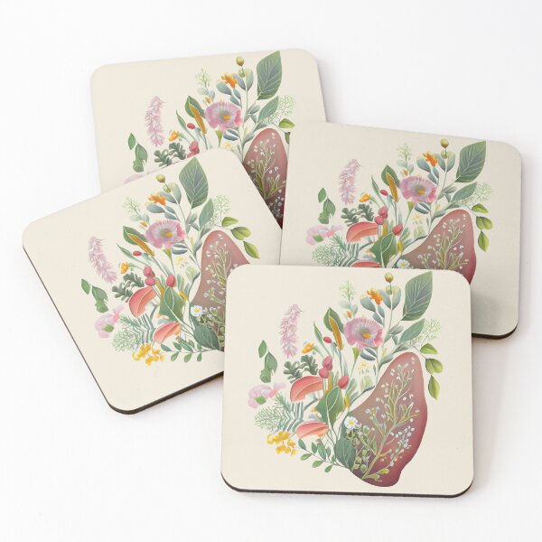 Aperçu de l'œuvre Foie anatomique floral créée et vendue par darkskydelights.