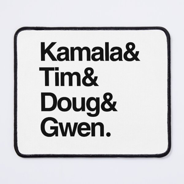 Item preview, Kamala and Tim and Doug and Gwen designed and sold by partyfarty.