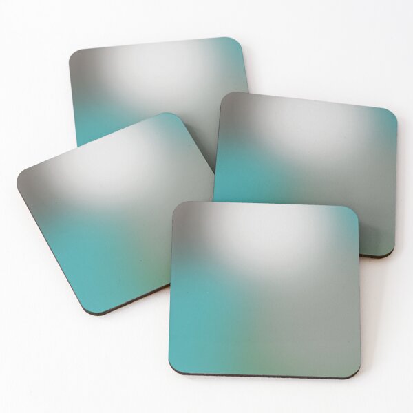 Item preview, Grey & Teal Multicolor Grain Shaded Tones Gradient Mist designed and sold by EvergreenMotifs.